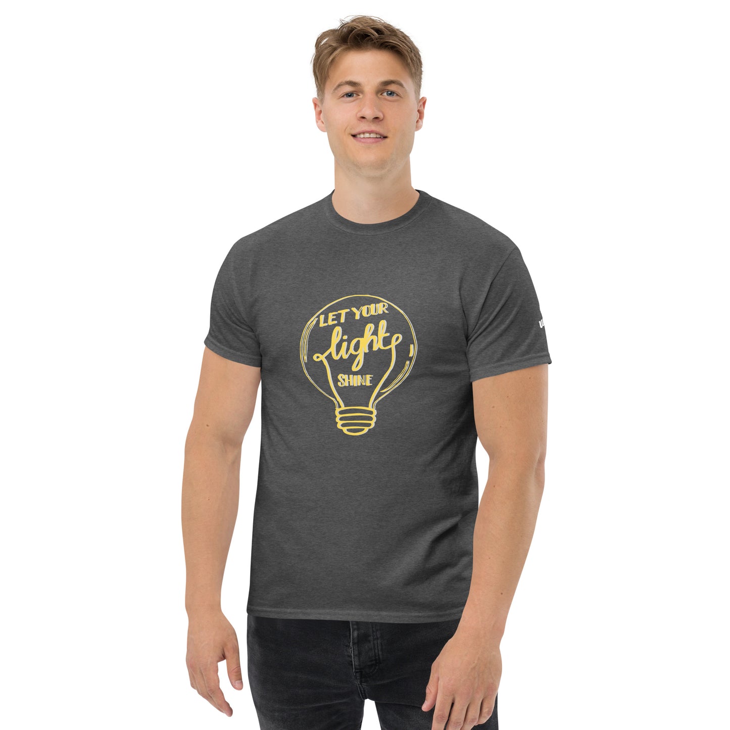 Let Your Light Shine T-Shirt in dark heather