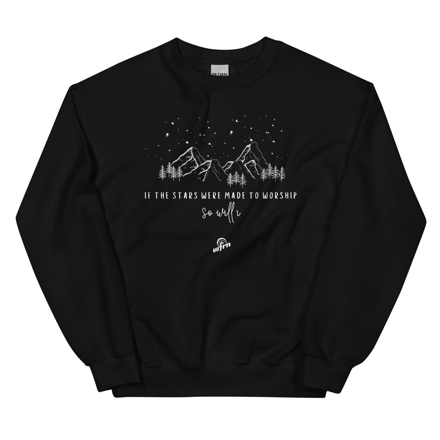 If the stars were made to worship sweatshirt in black