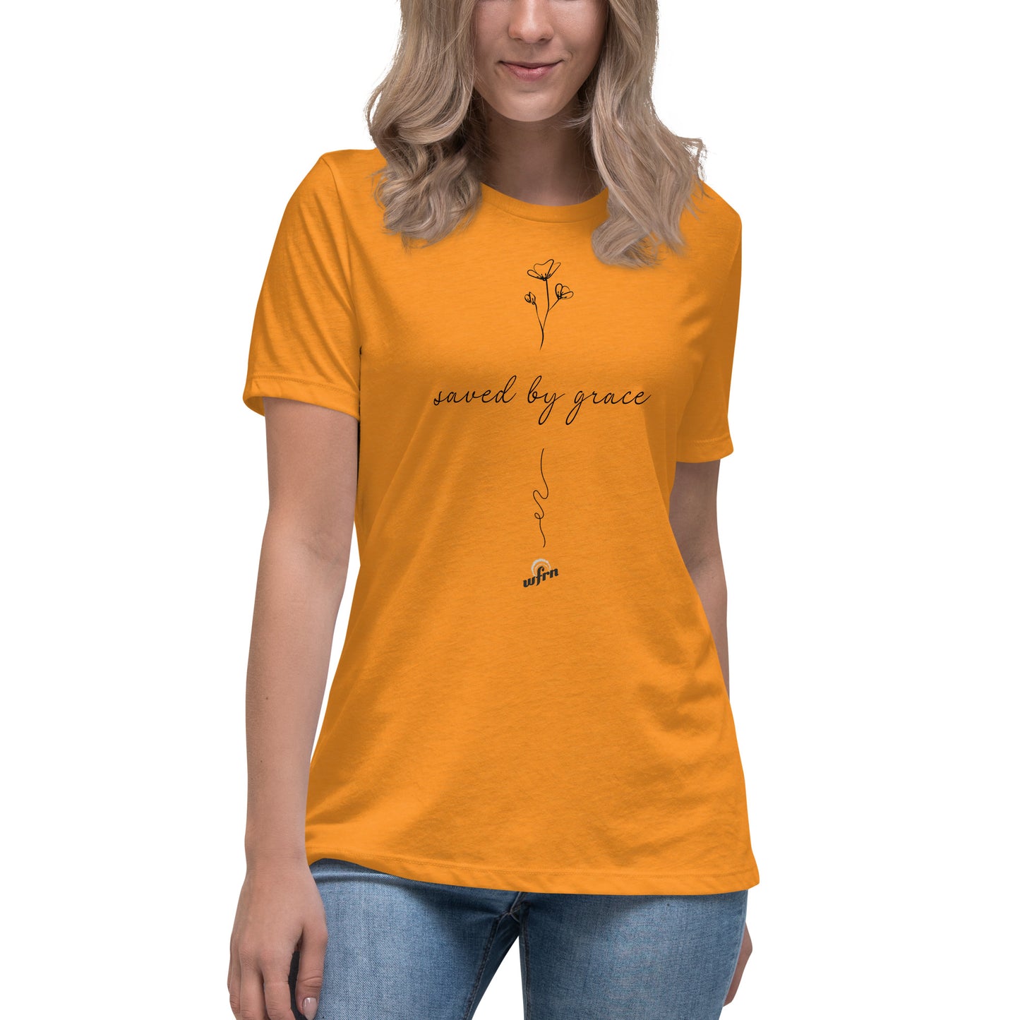 Women's 'Saved By Grace' Relaxed T-Shirt