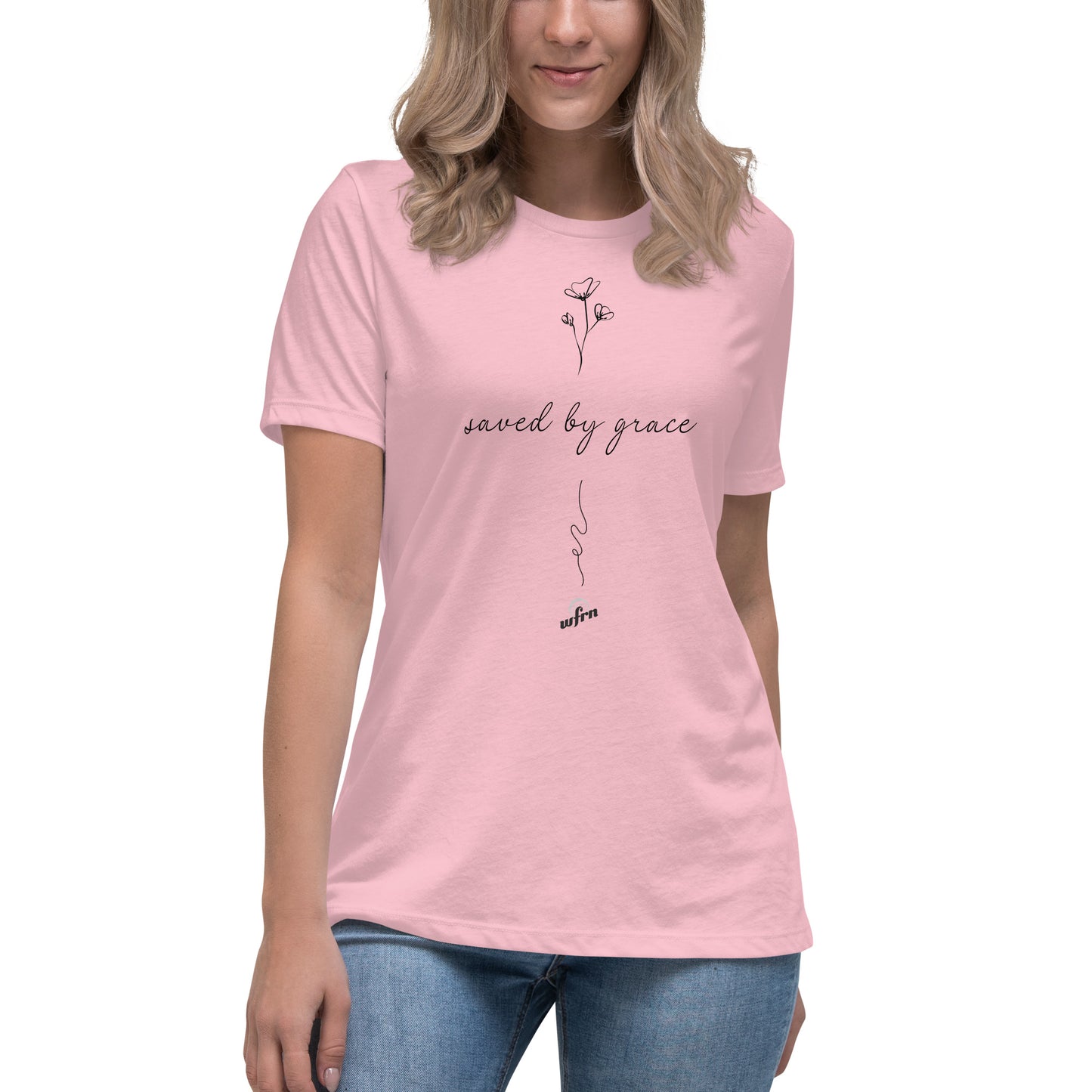 Women's 'Saved By Grace' Relaxed T-Shirt