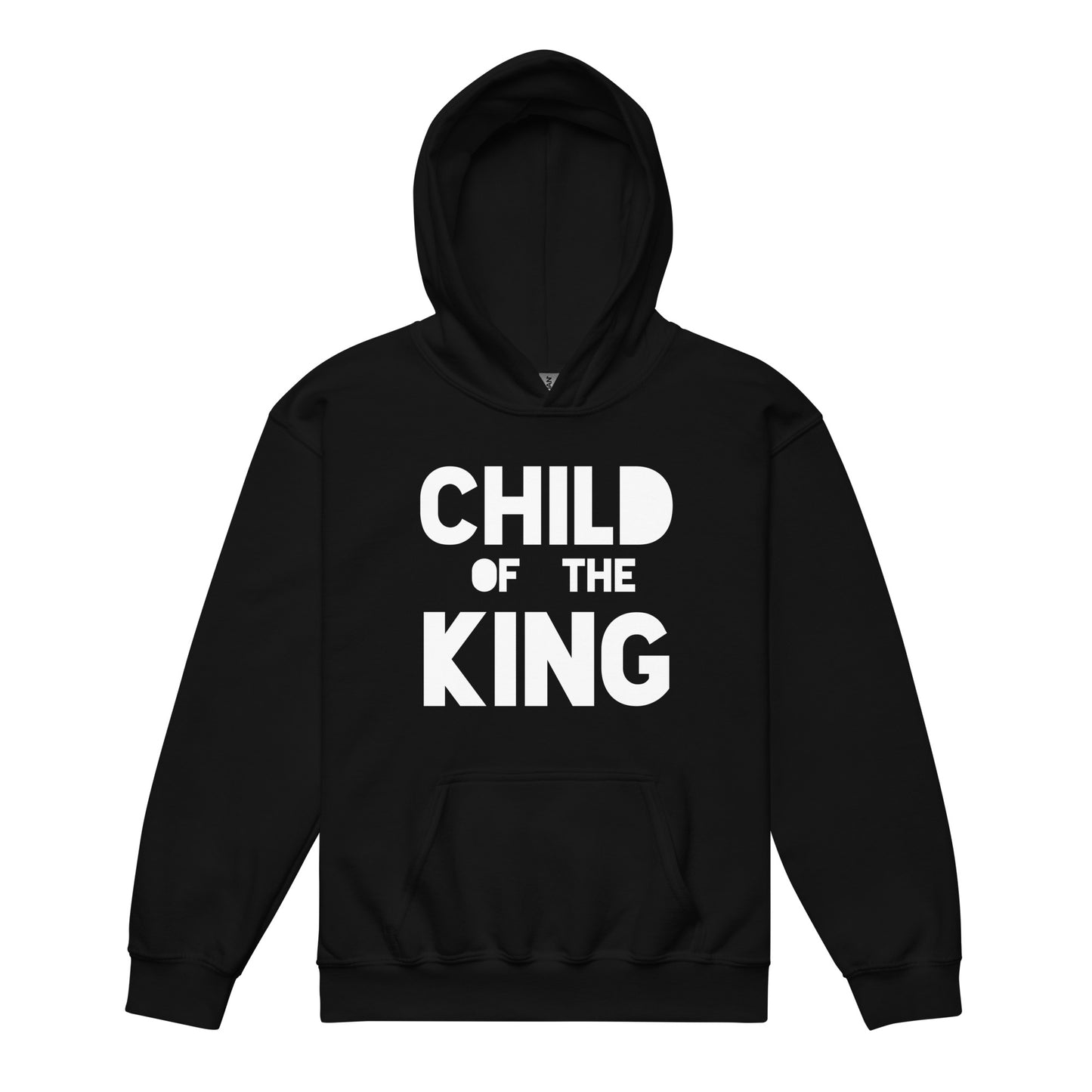 Child of the King Kids Hoodie in black
