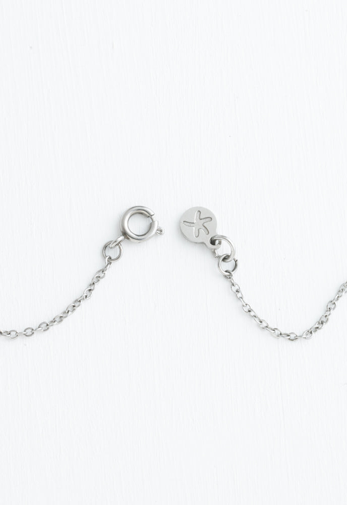 Faith Silver Bar Necklace by Starfish Project
