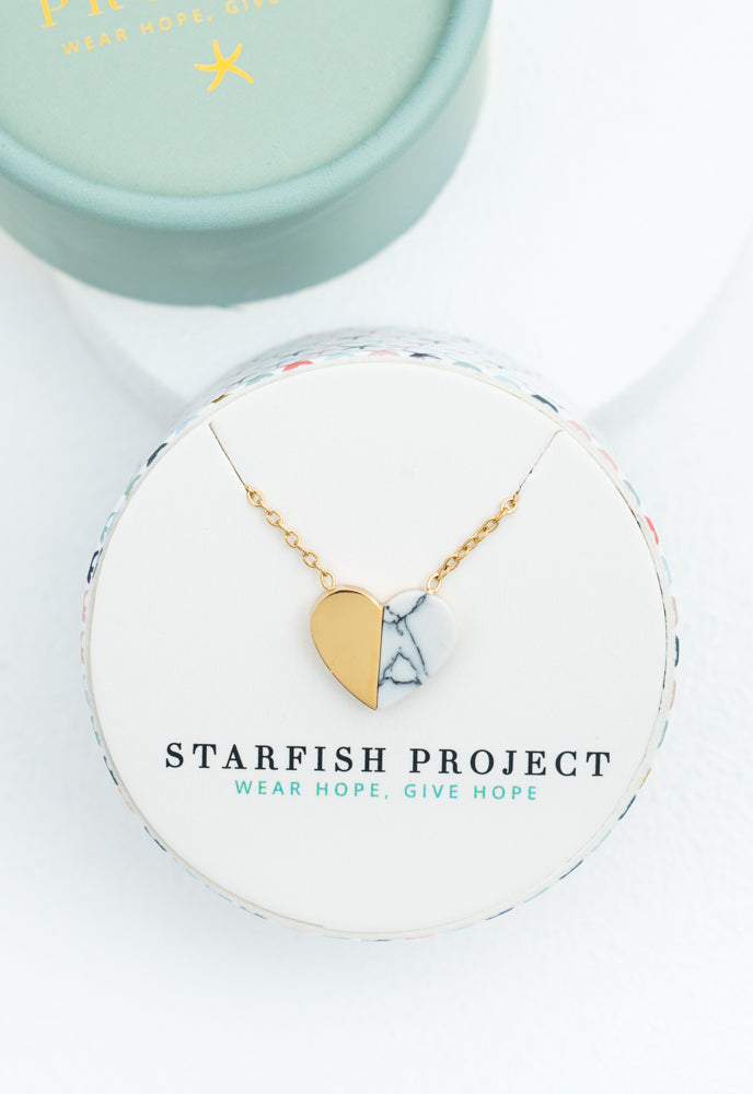 Alexis Gold Heart Necklace by Starfish Project