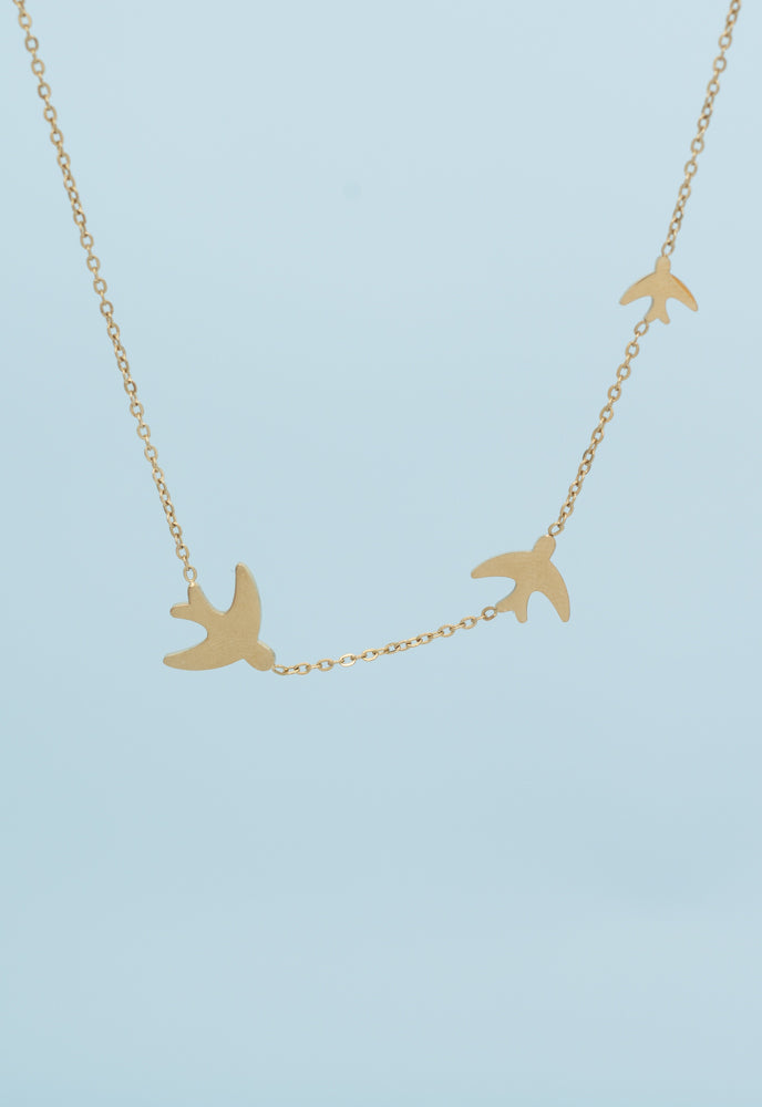 Sparrow Gold Necklace by Starfish Project