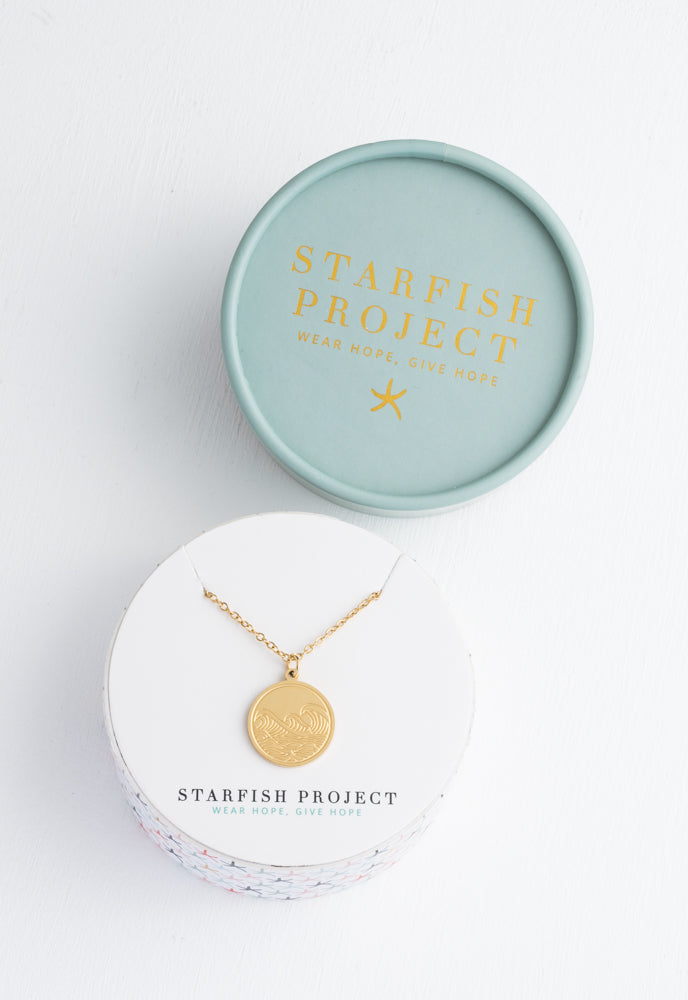 Ocean Adventure Necklace in Gold by Starfish Project