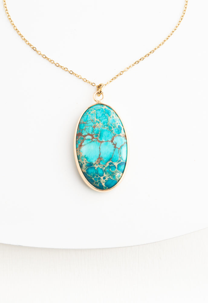 Tranquil Emperor Stone Necklace by Starfish Project