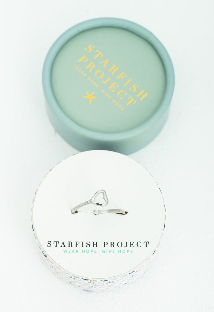 Ada Silver Heart Ring by Starfish Project