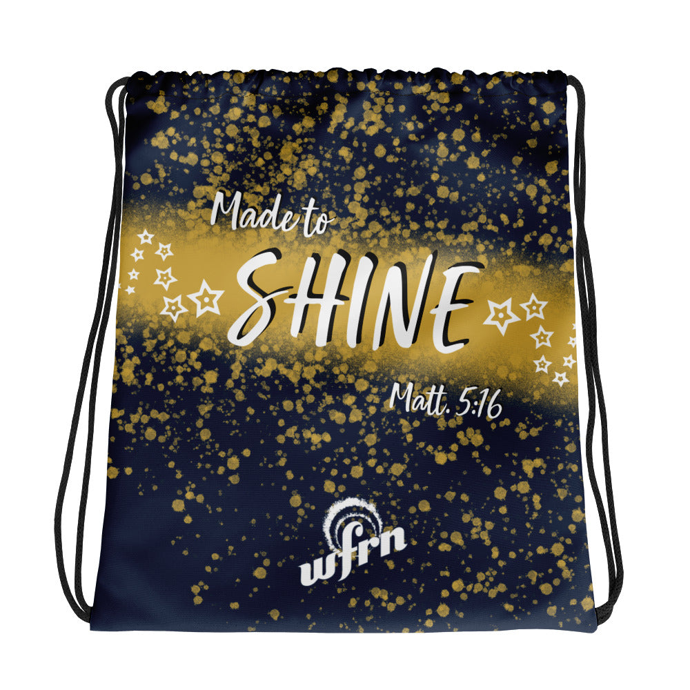 Made to Shine Drawstring bag