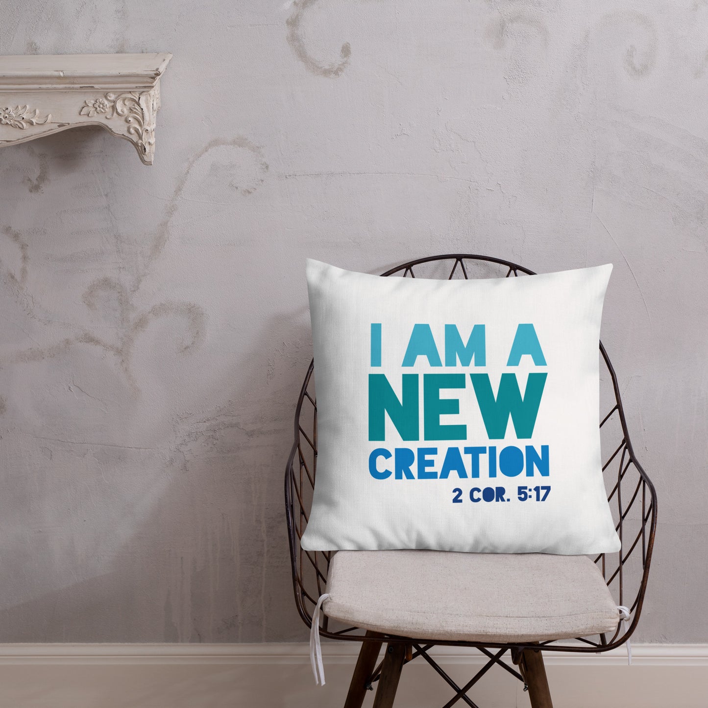 New Creation Throw Pillow - 22" x 22"