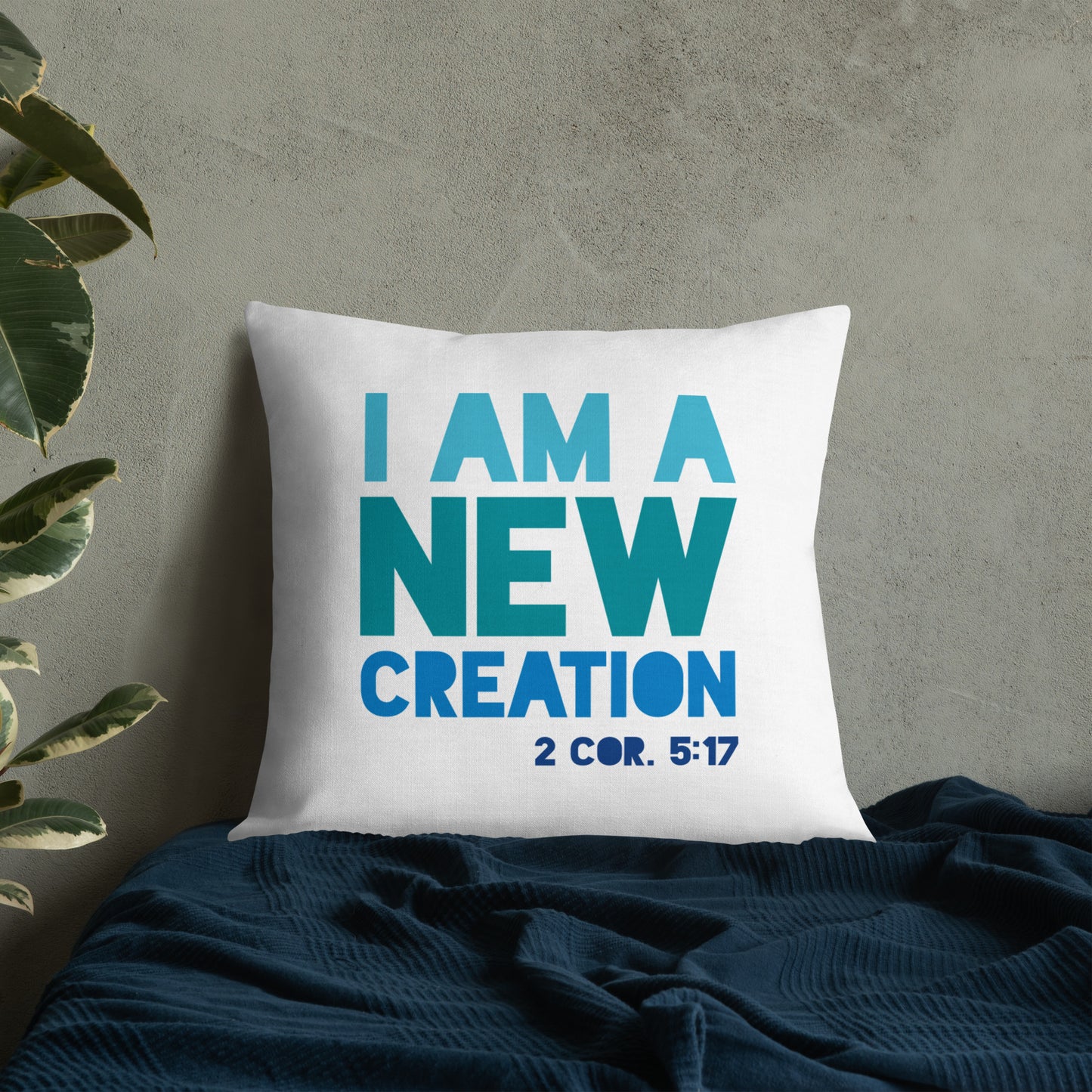 New Creation Throw Pillow - 22" x 22"