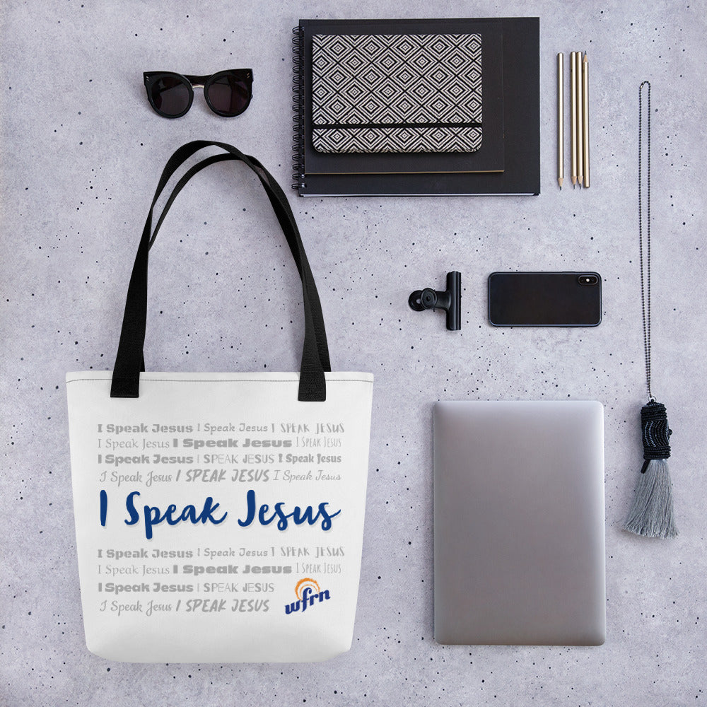 I Speak Jesus Tote