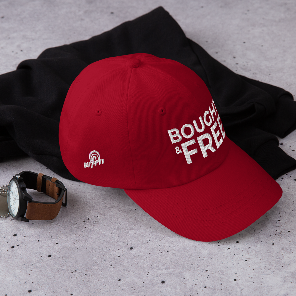 Bought & Free Hat in cranberry red