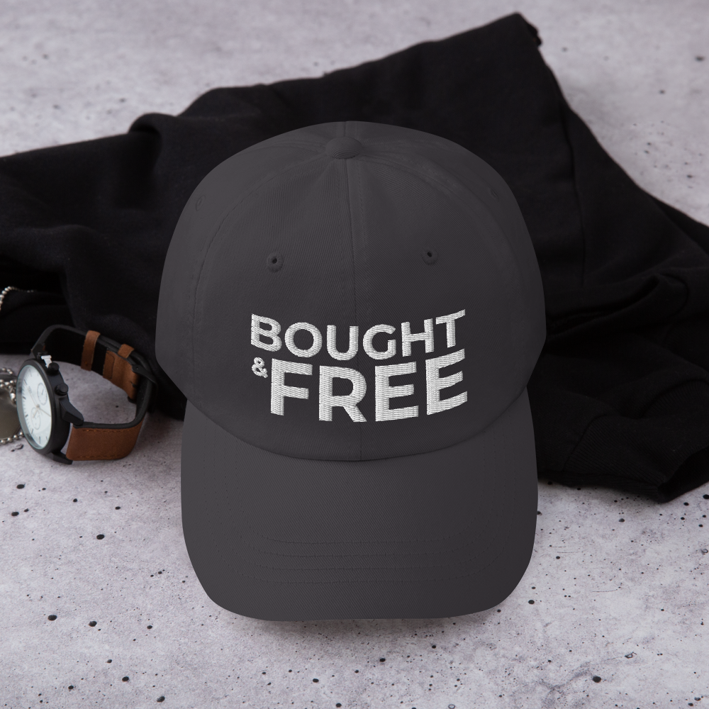 Bought & Free Hat in dark grey