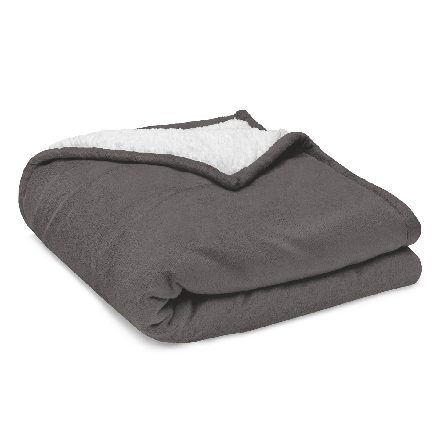 Faith Premium Sherpa Blanket in heather grey