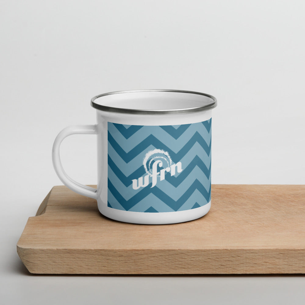 Enamel Mug - Phil. 4:13 - back with WFRN logo