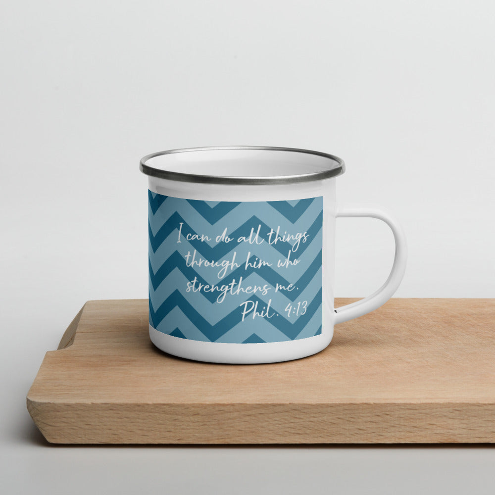 Enamel Mug - Phil. 4:13