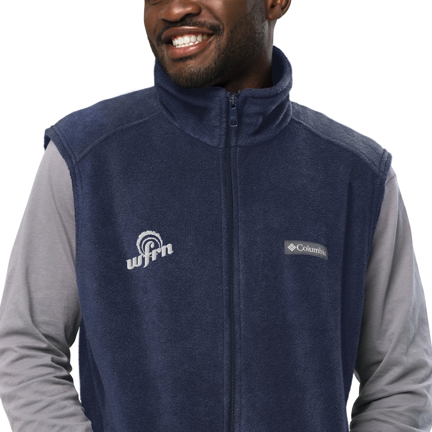 WFRN Embroidered Columbia fleece vest