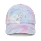 Embroidered Tie dye hat