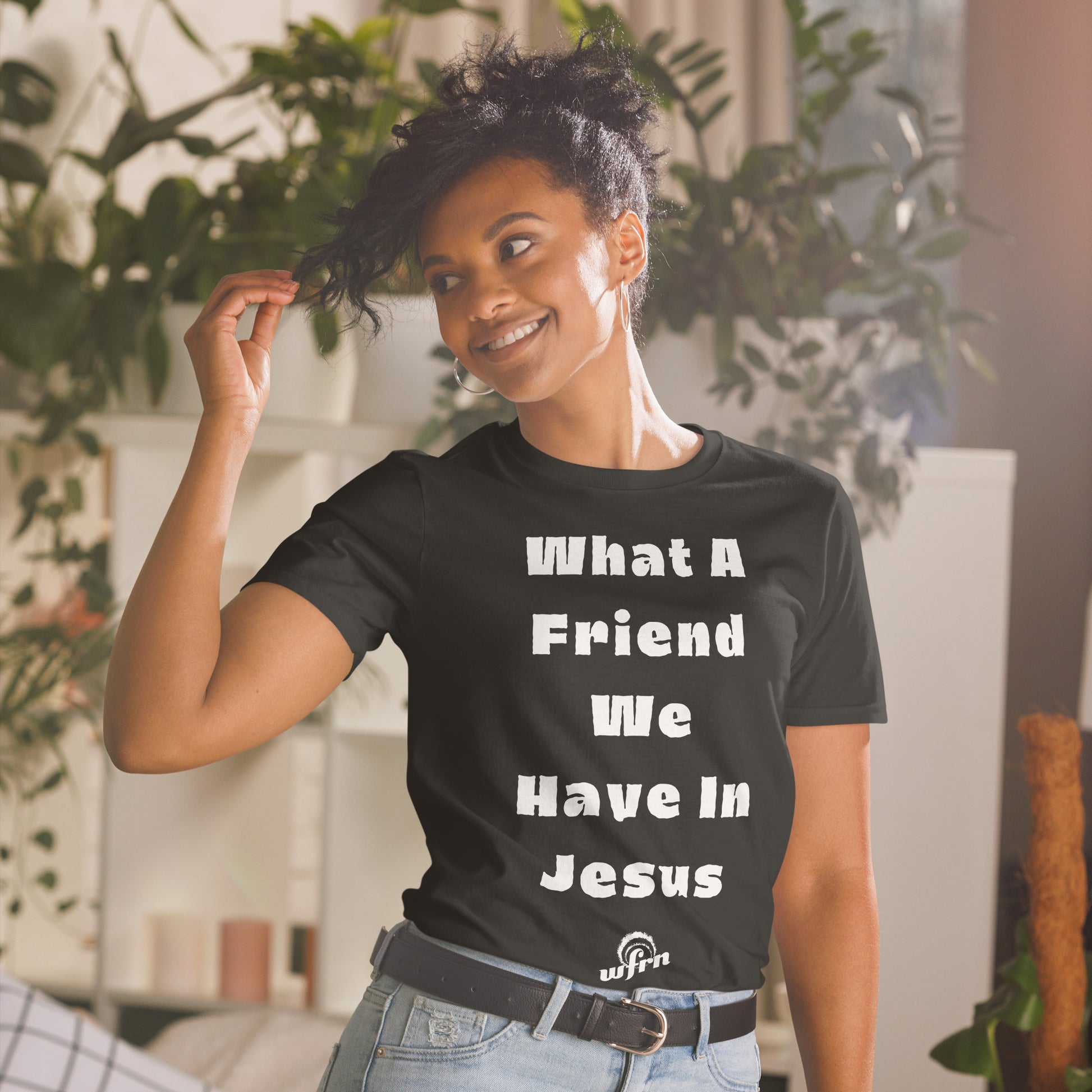 What a Friend We Have in Jesus T-Shirt in black