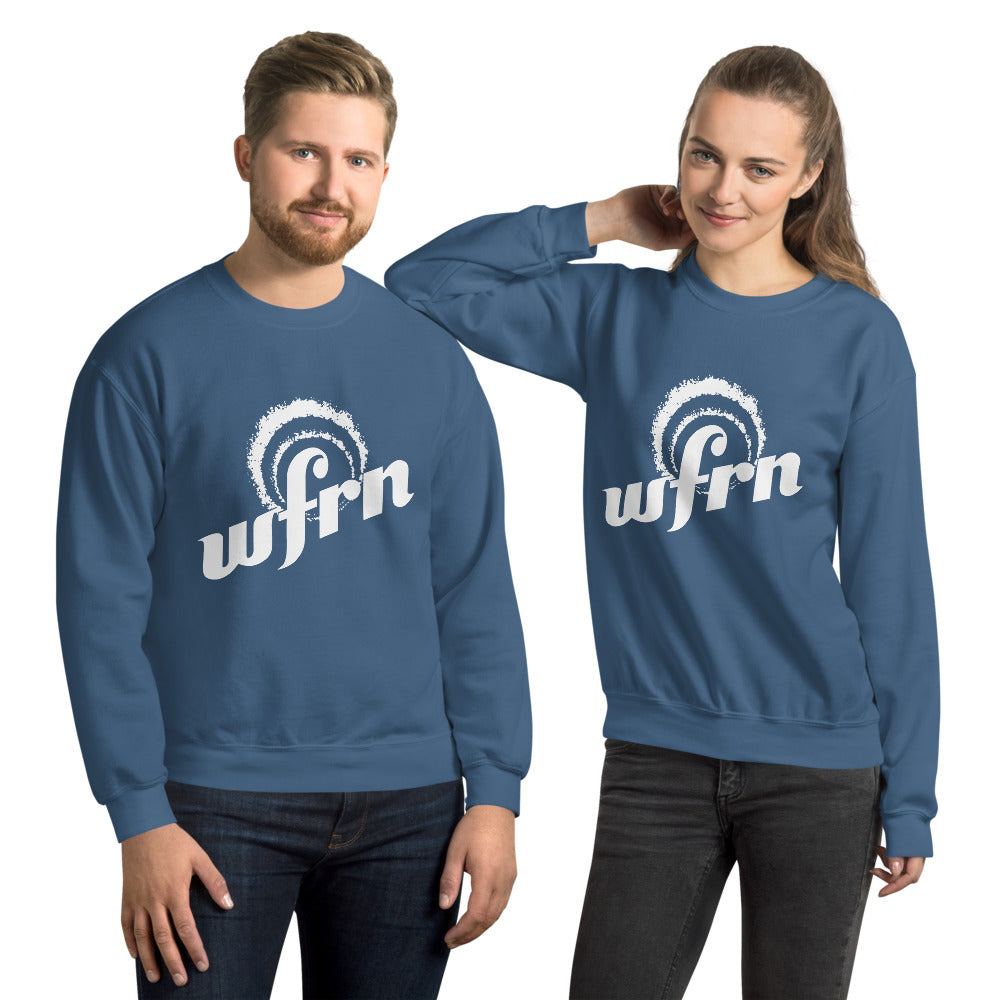 WFRN Logo in White Sweatshirt