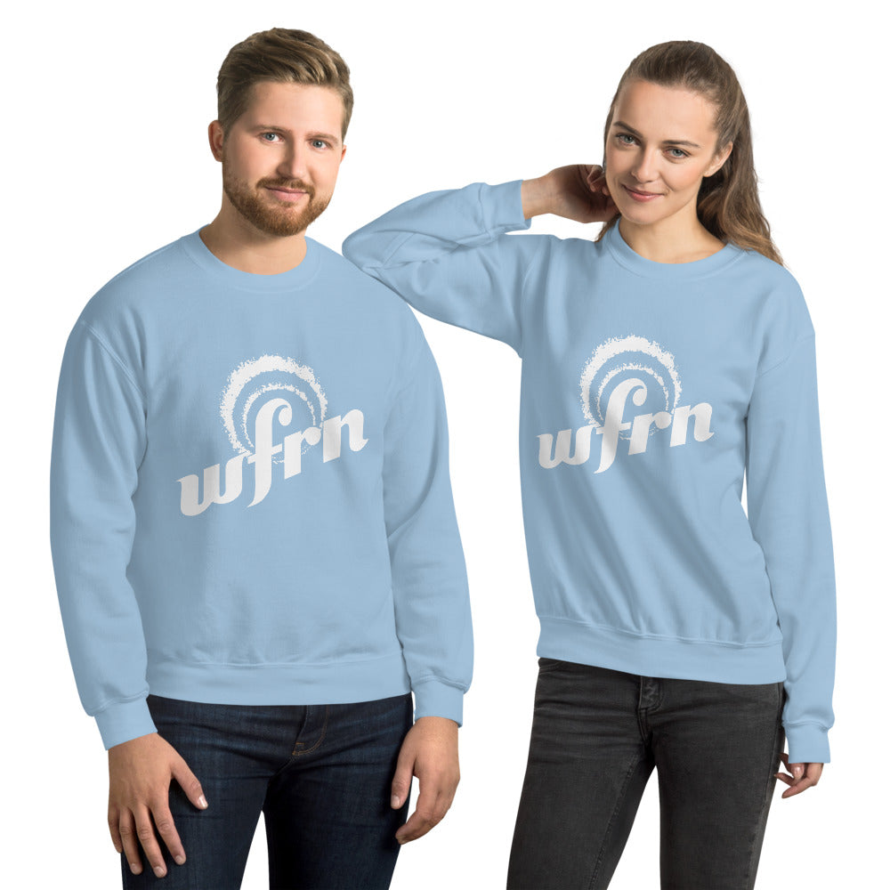 WFRN Logo in White Sweatshirt