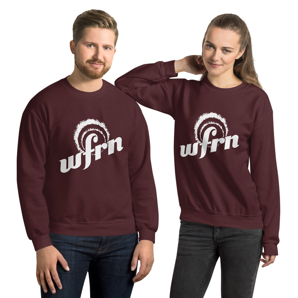WFRN Logo in White Sweatshirt