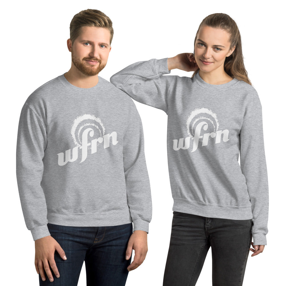 WFRN Logo in White Sweatshirt