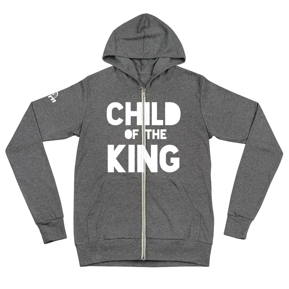 Child of the King Adult Hoodie in grey