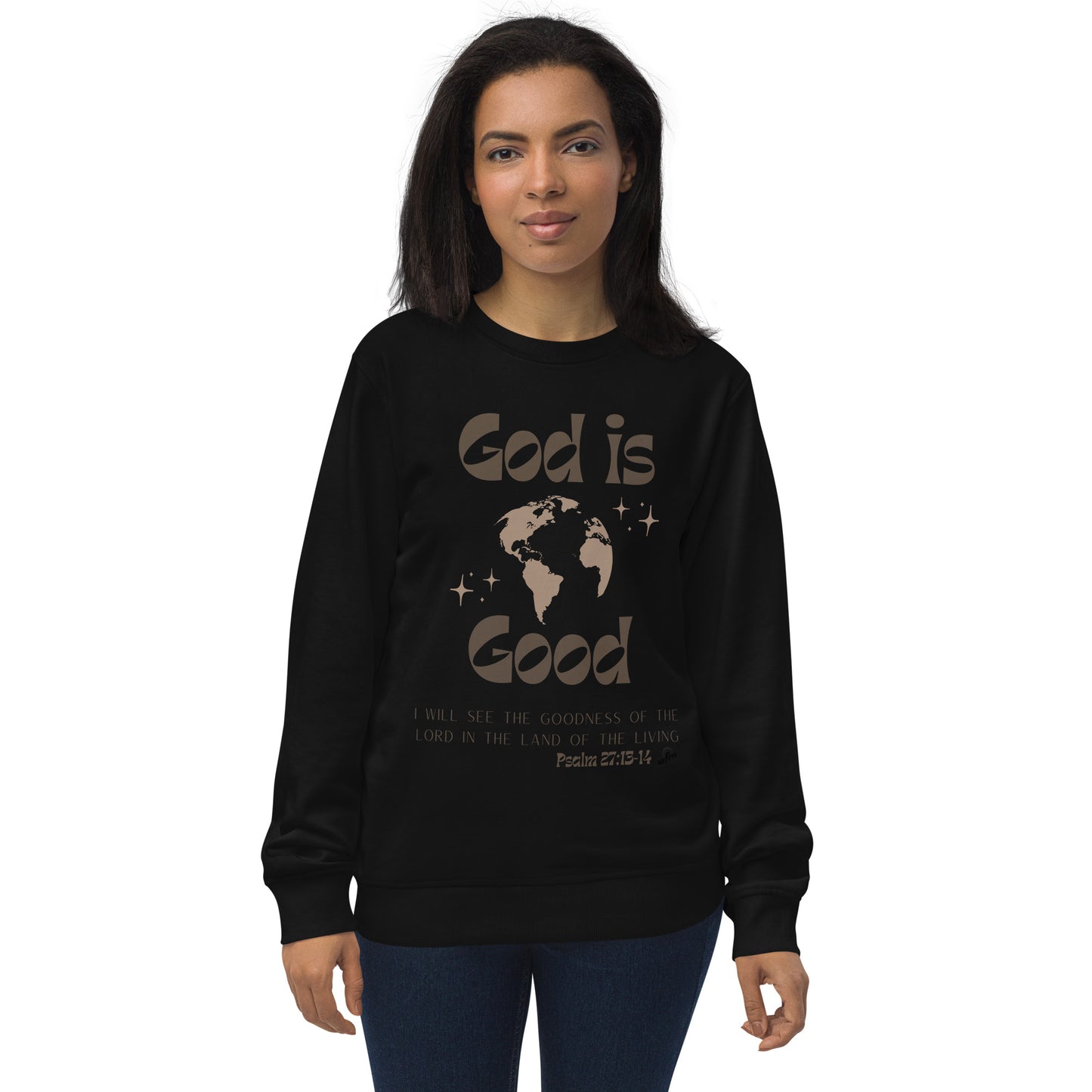 God is Good Sweatshirt in black