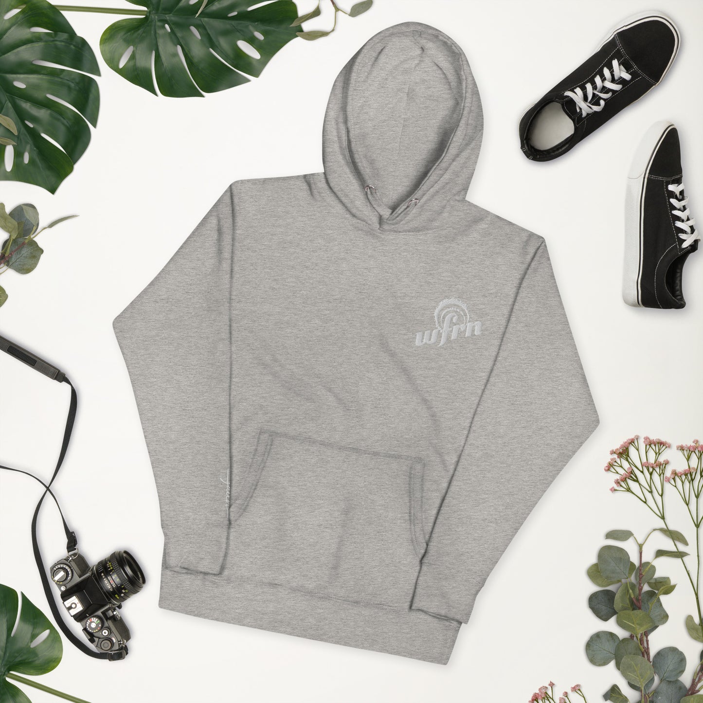Faith Hoodie in carbon grey