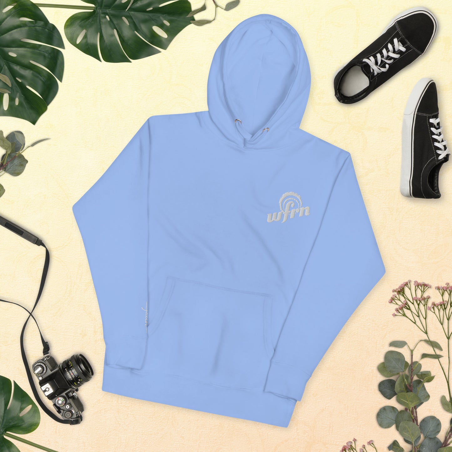 Faith Hoodie in carolina blue