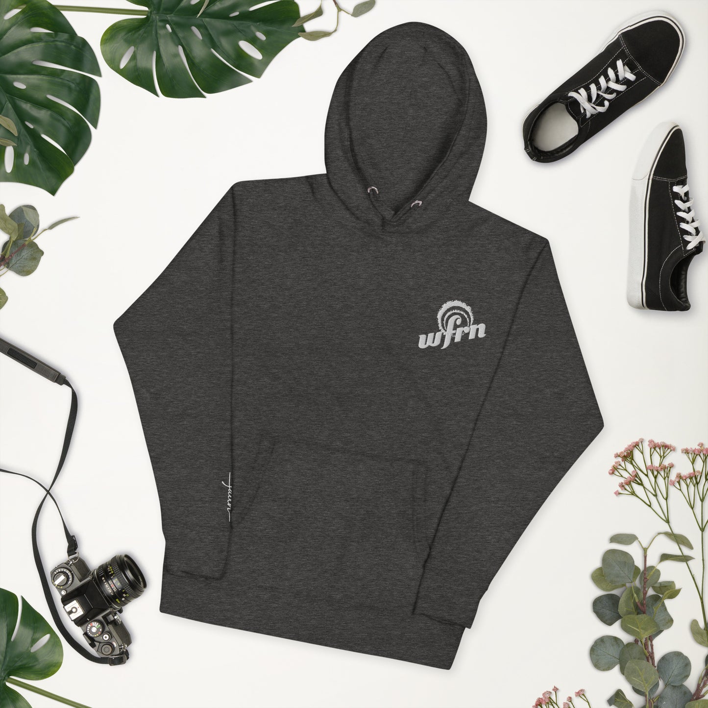 Faith Hoodie in charcoal heather