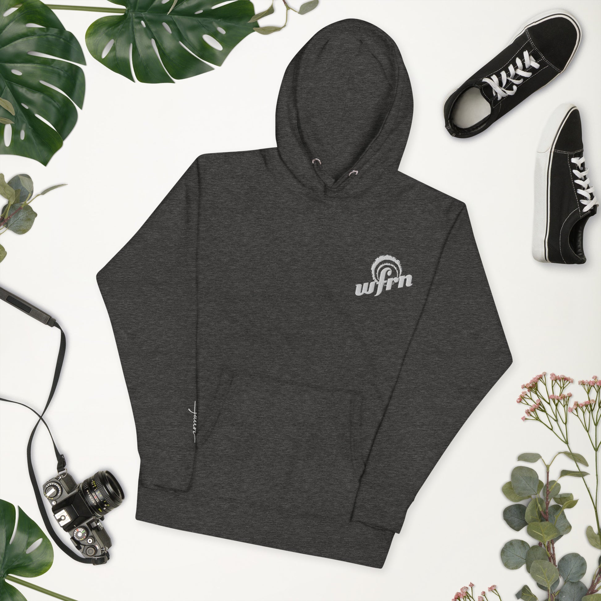 Faith Hoodie in charcoal heather