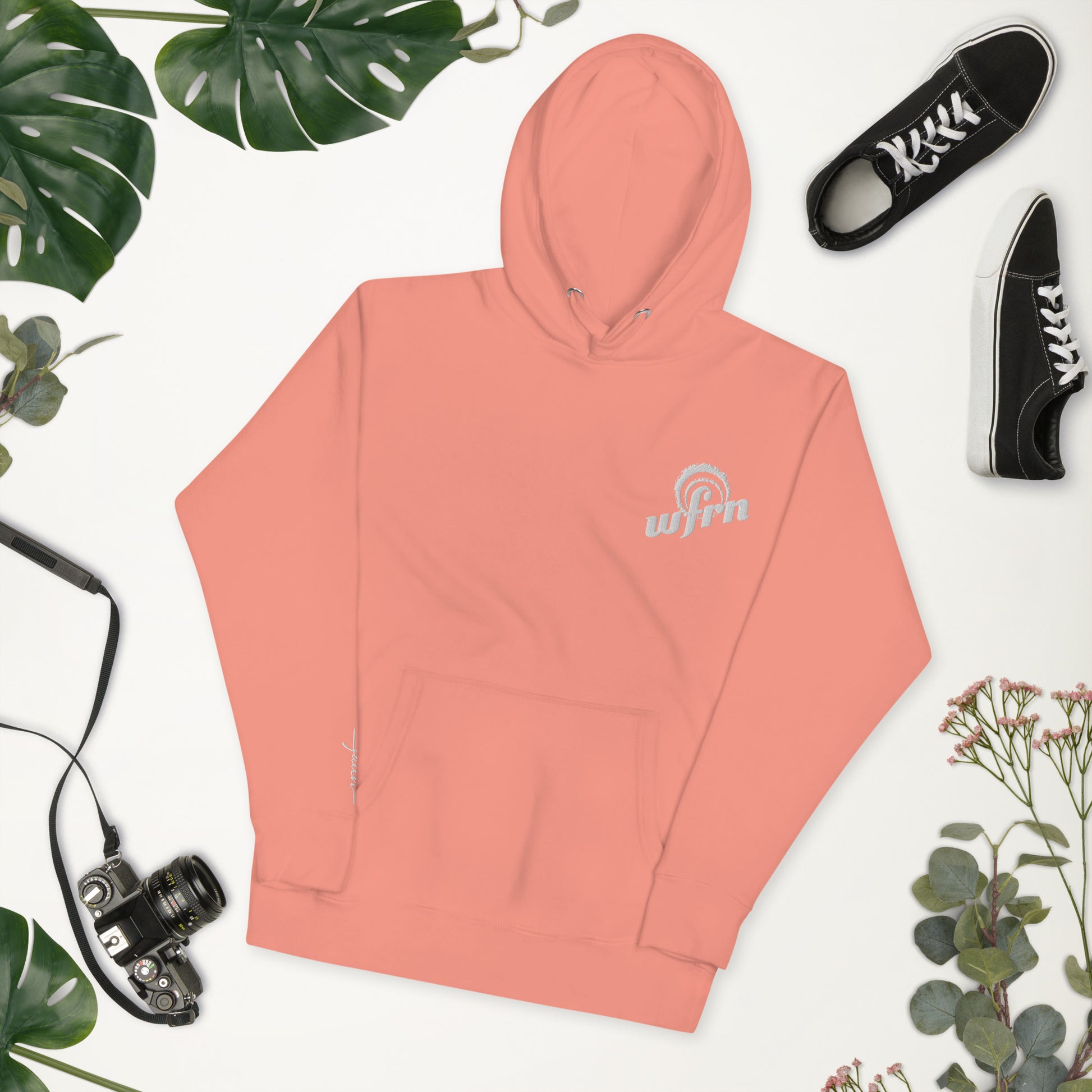 Faith Hoodie in dusty rose