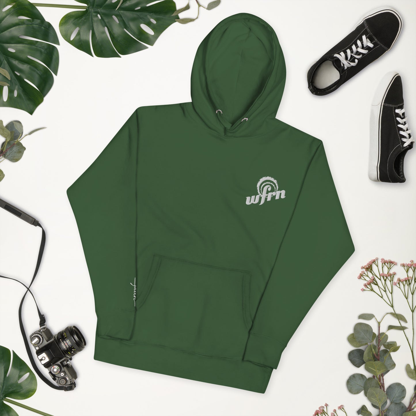 Faith Hoodie in forest green