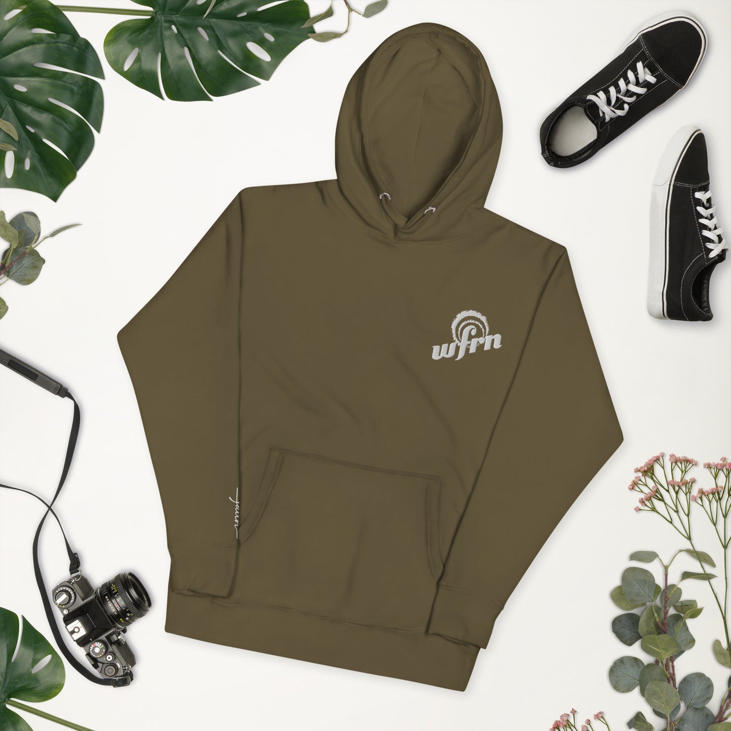 Faith Hoodie in military green
