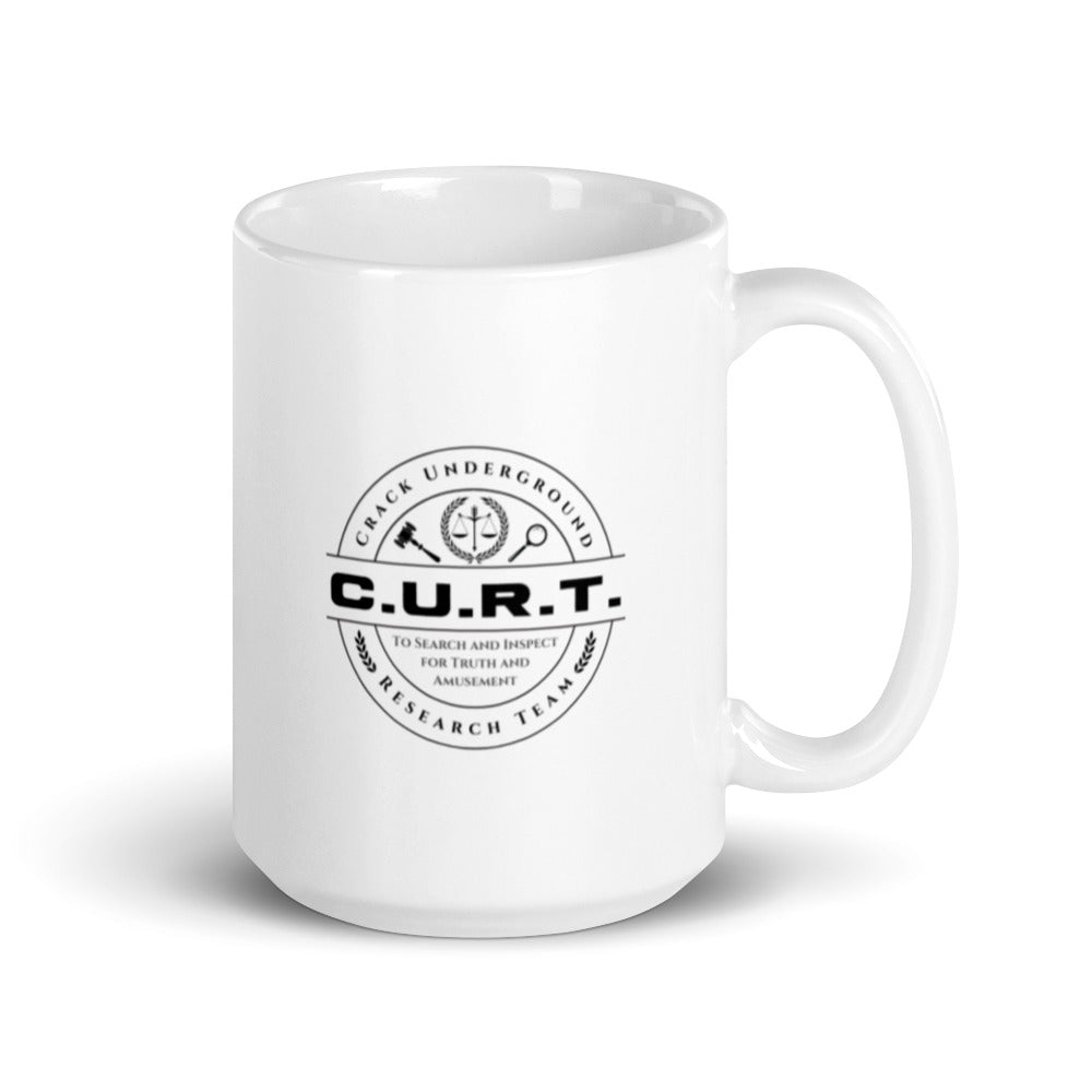 Crack Underground Research Team mug 15oz in white