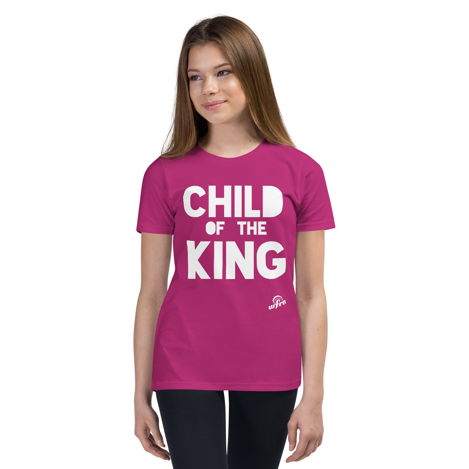 Child of the King Youth Tee in berry pink