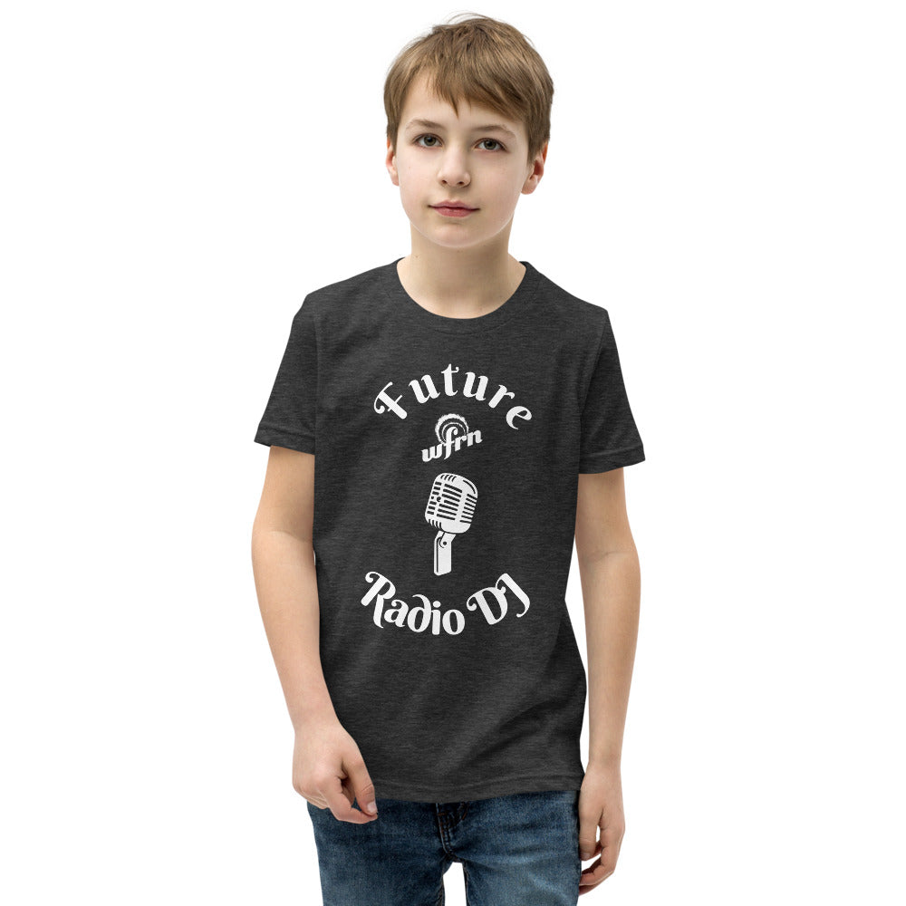 Future WFRN Radio DJ Youth Tee in dark heather gray