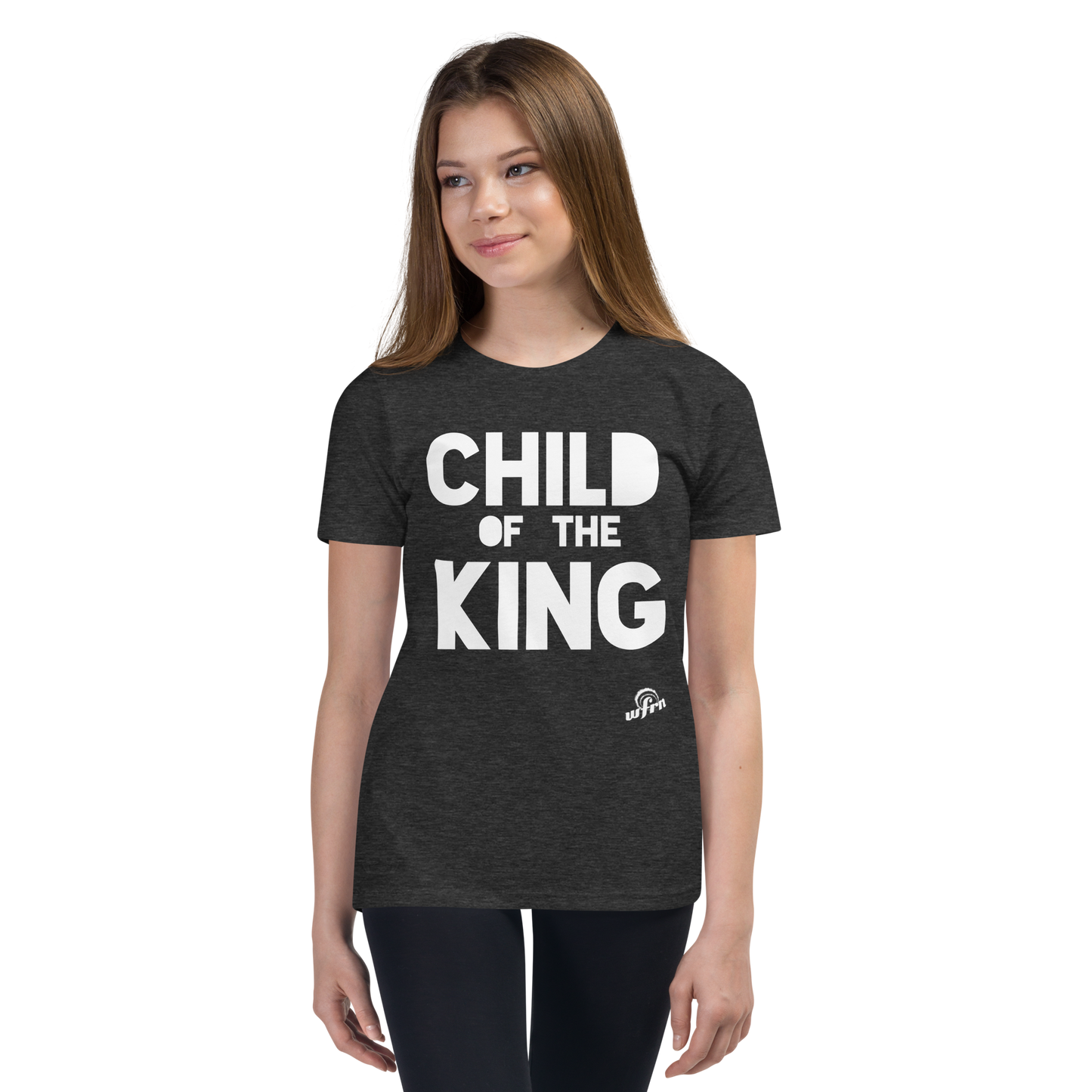 Child of the King Youth Tee in heather grey