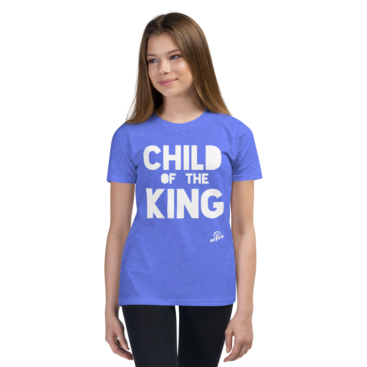 Child of the King Youth Tee in columbia blue