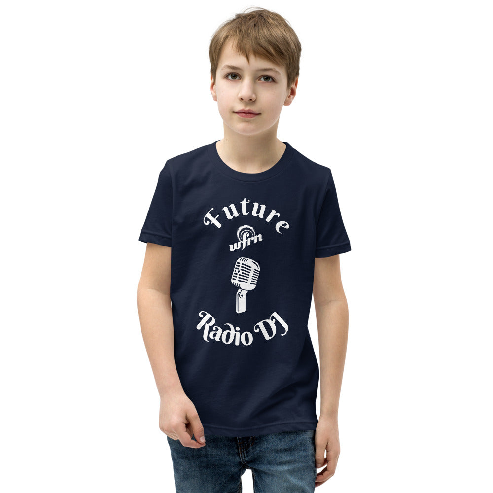 Future WFRN Radio DJ Youth Tee in navy blue
