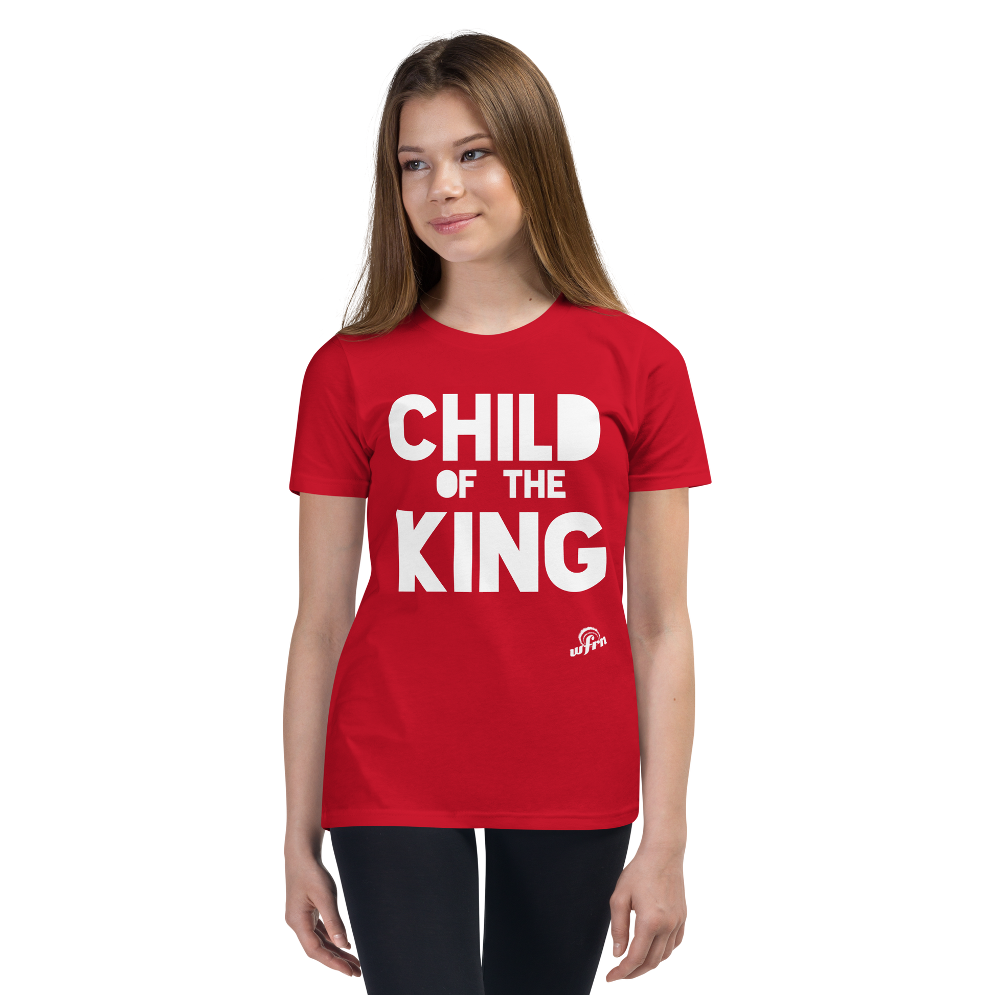 Child of the King Youth Tee in red
