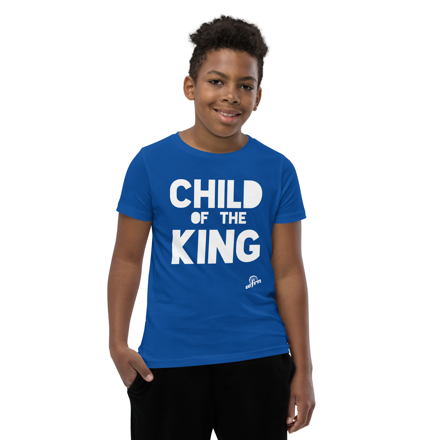 Child of the King Youth Tee in royal blue