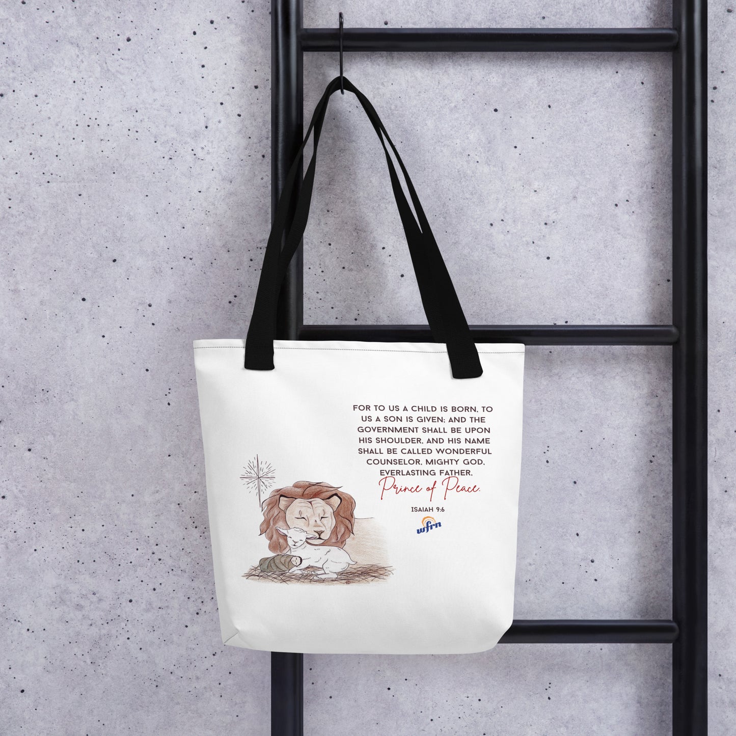 Lion & Lamb Tote Bag