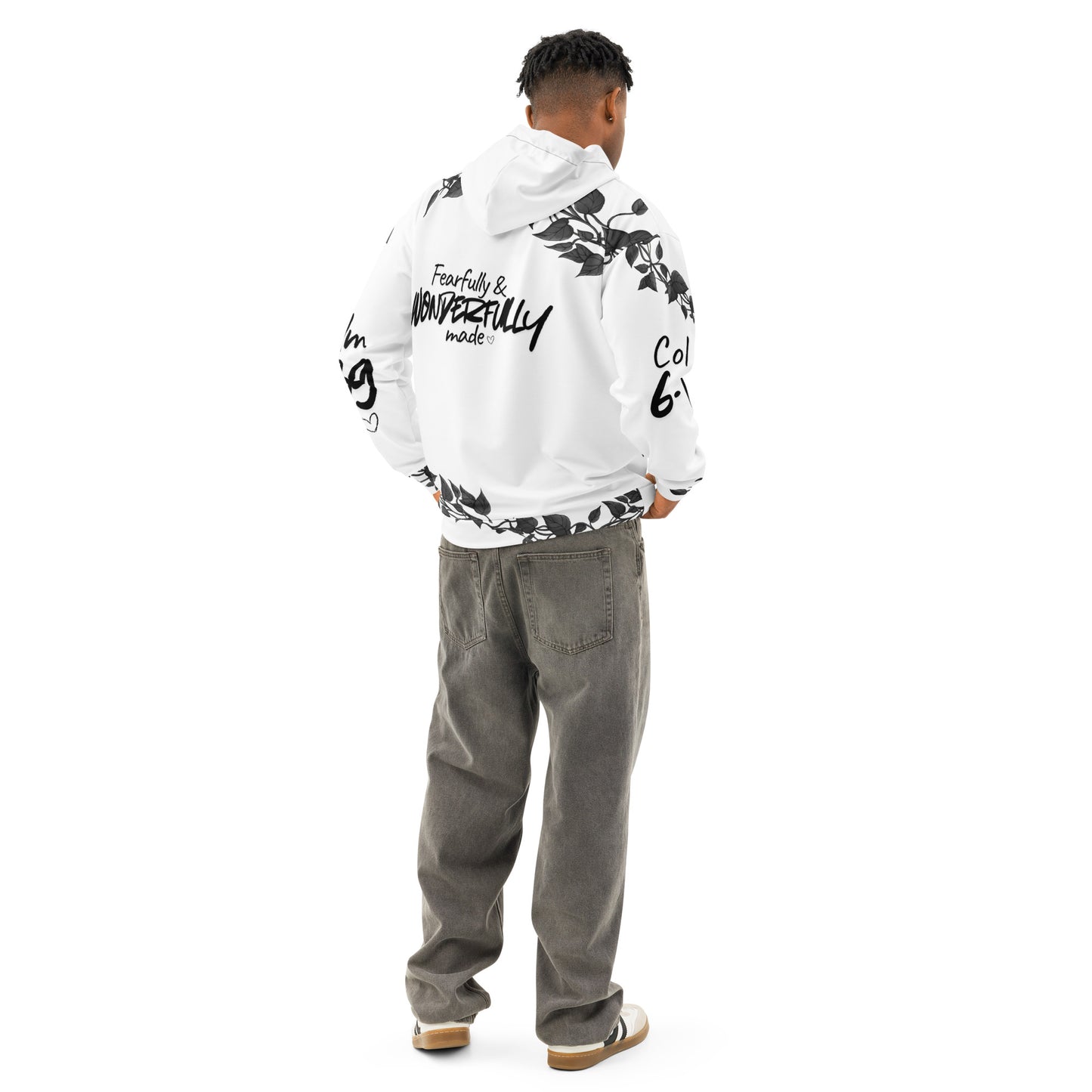 Rooted in Christ Psalm 129:14 Unisex Cotton Hoodie