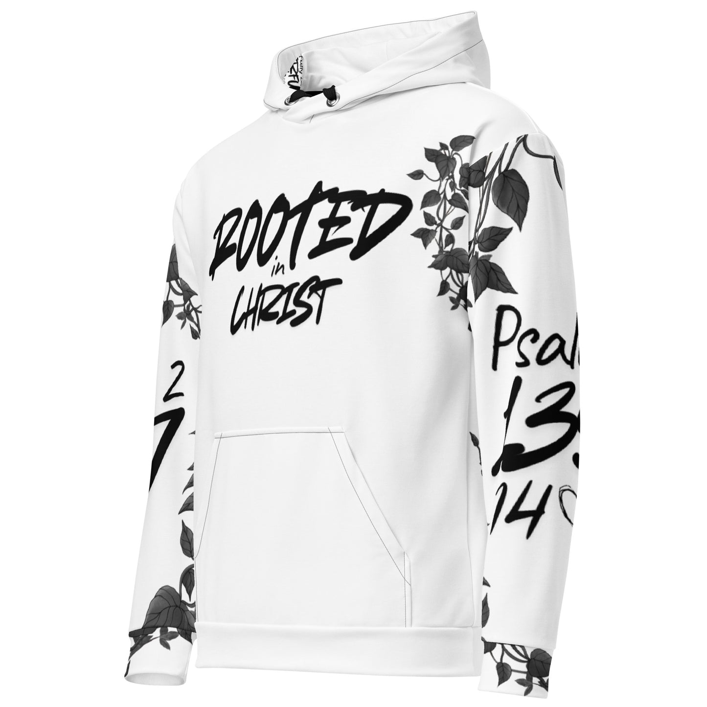 Rooted in Christ Psalm 129:14 Unisex Cotton Hoodie