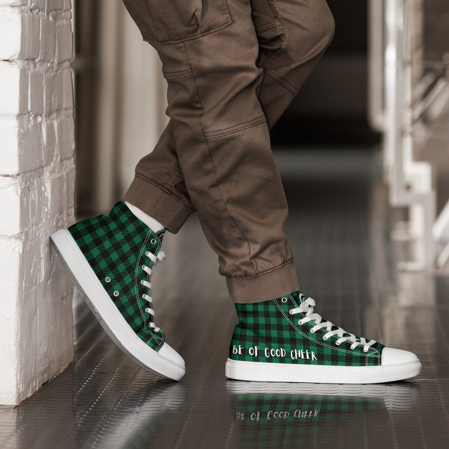 5th Edition: Men’s high top canvas shoes