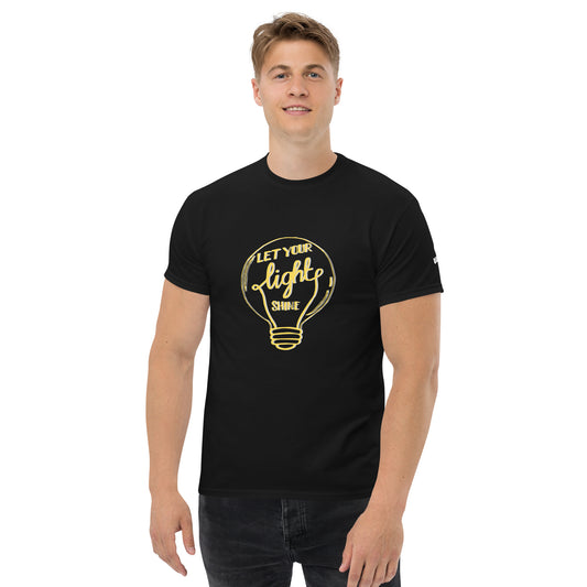 Let Your Light Shine T-Shirt in black