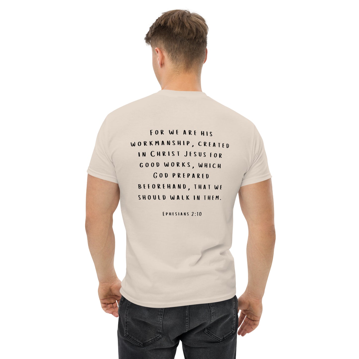 Born to be Different T-Shirt in natural beige